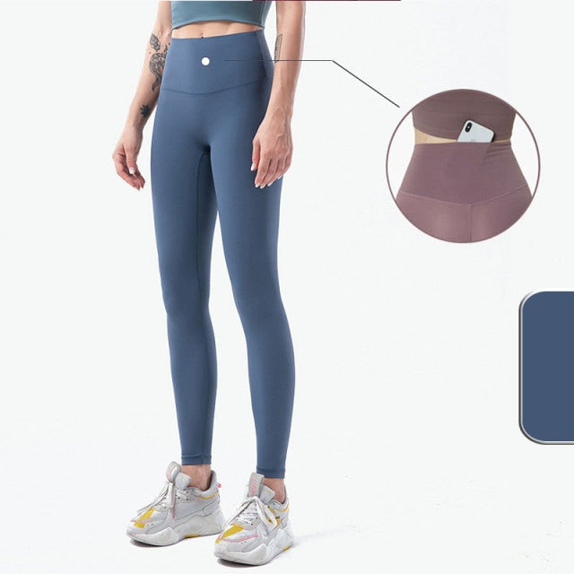 Dámské high waisted legíny na cvičení