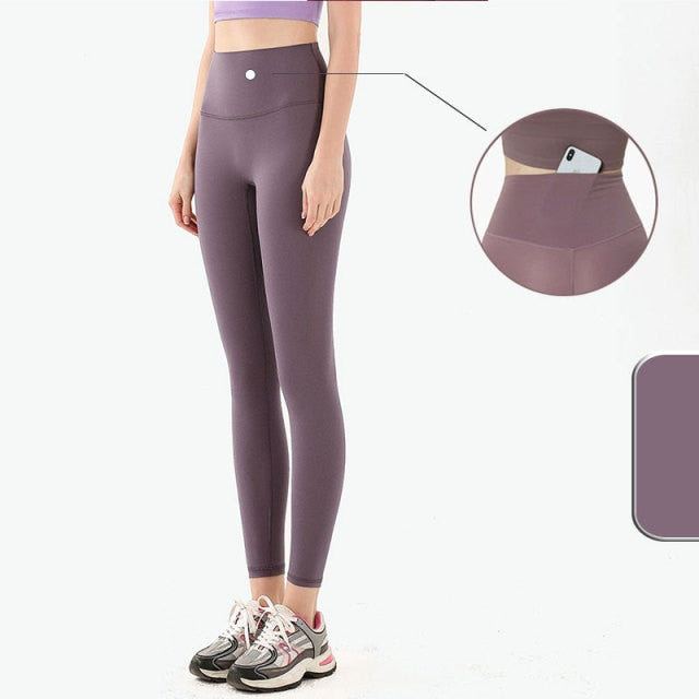 Dámské high waisted legíny na cvičení
