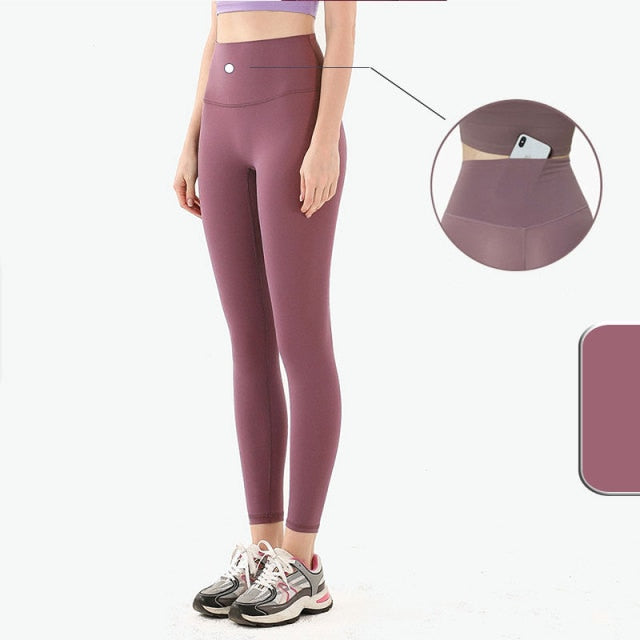 Dámské high waisted legíny na cvičení