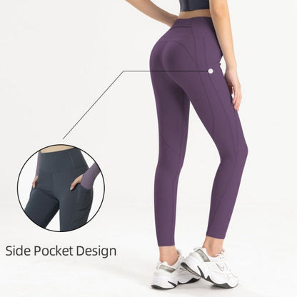 Dámské high waisted legíny na cvičení