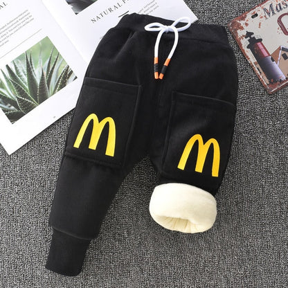 Teplé unisex dětské kalhoty