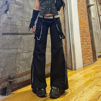 Dámské punk kalhoty