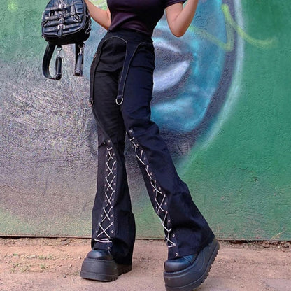 Dámské punk kalhoty