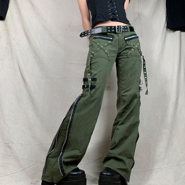 Dámské punk kalhoty