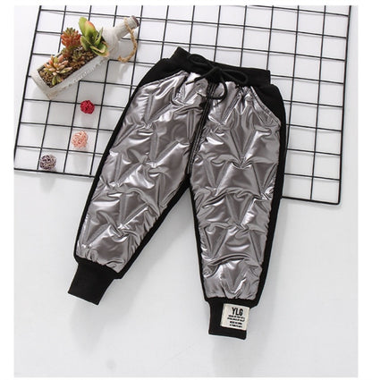 Teplé unisex dětské kalhoty