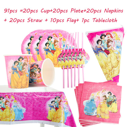 Doplňky na oslavu Disney princezny