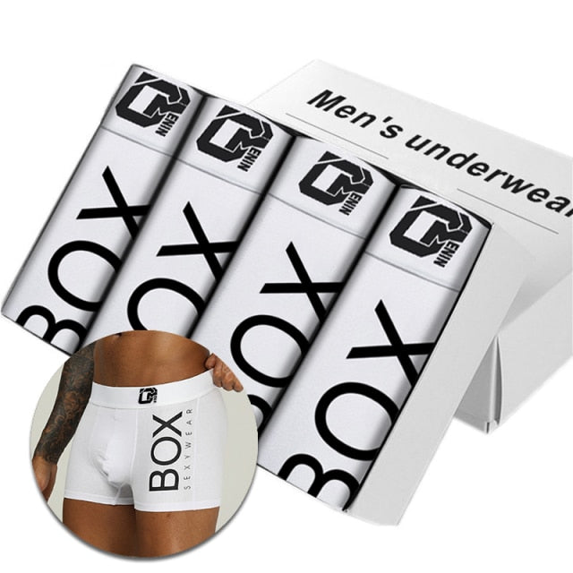 Pánské boxerky s nápisem 4 ks