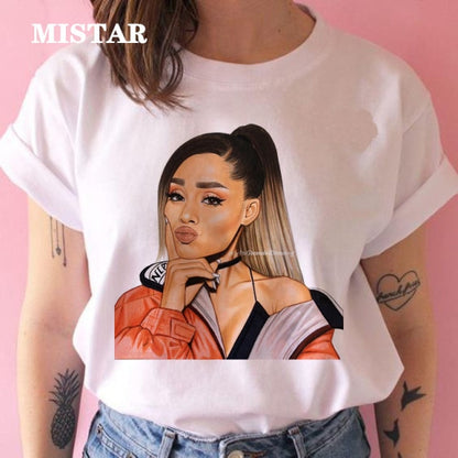 Dámské triko s potiskem Ariana Grande