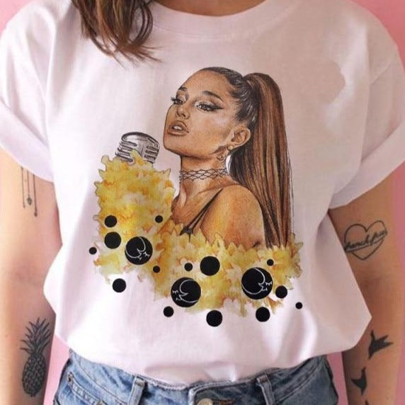 Dámské triko s potiskem Ariana Grande