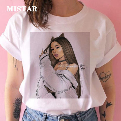 Dámské triko s potiskem Ariana Grande