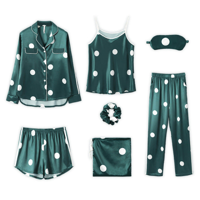 Elegantní pyžamový set 7ks