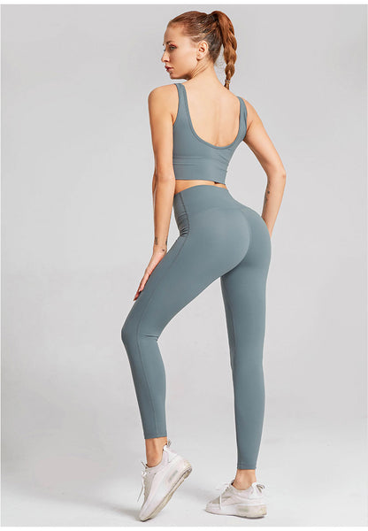 Dámské high waisted legíny na cvičení