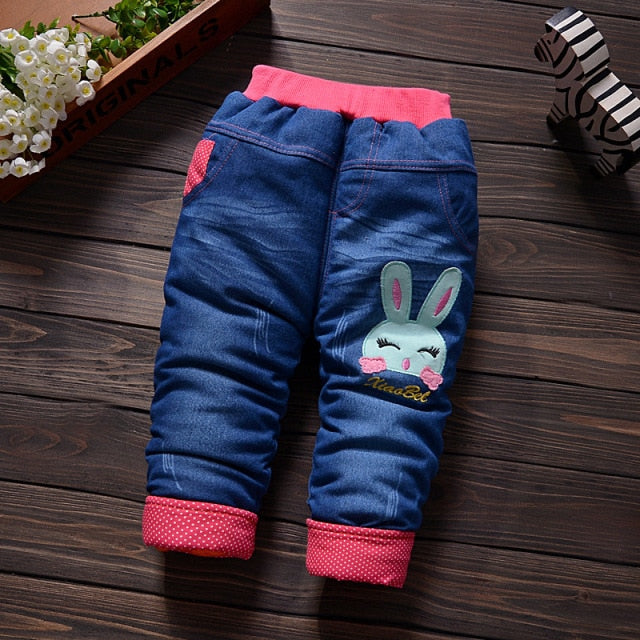 Teplé unisex dětské kalhoty