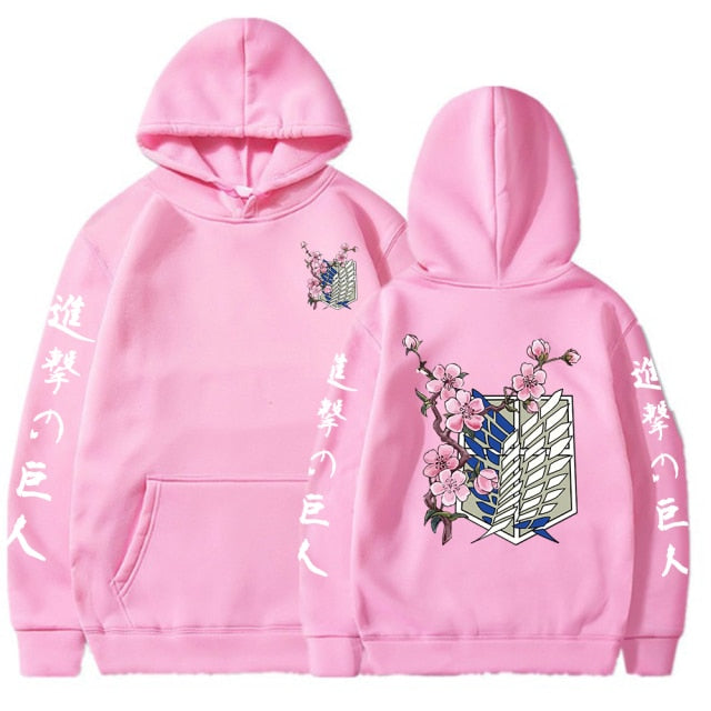 Unisex mikina s potiskem Attack on Titan
