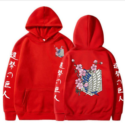Unisex mikina s potiskem Attack on Titan
