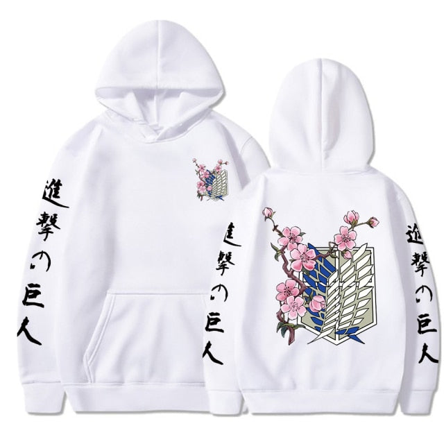Unisex mikina s potiskem Attack on Titan