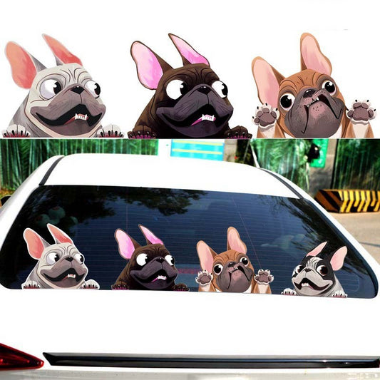 Roztomilá nálepka na auto French Bulldog