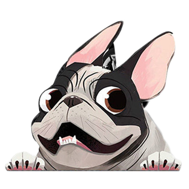 Roztomilá nálepka na auto French Bulldog