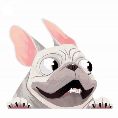Roztomilá nálepka na auto French Bulldog