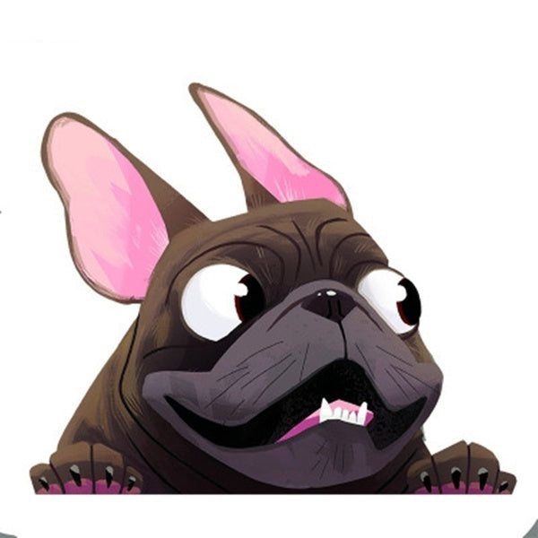 Roztomilá nálepka na auto French Bulldog
