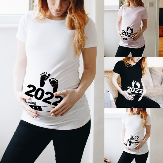 Dámské těhotenské tričko miminko 2022
