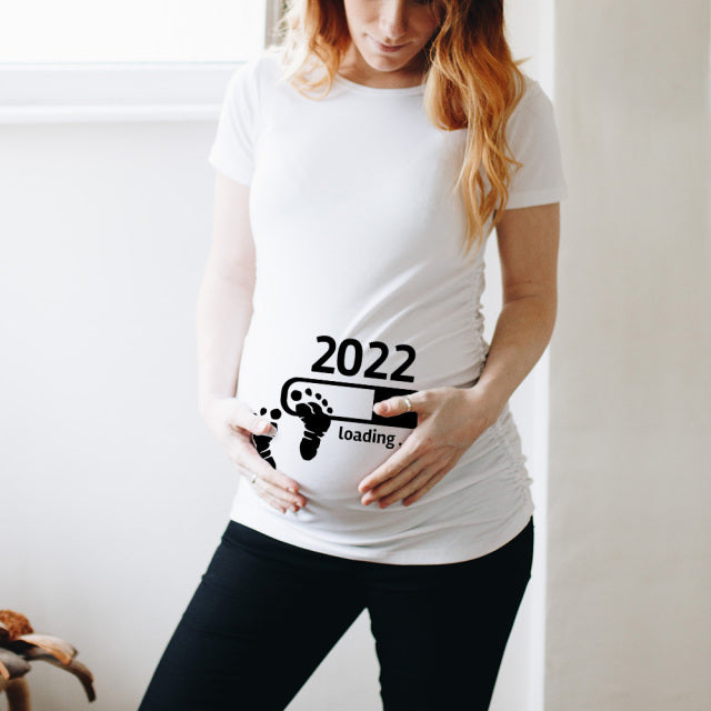 Dámské těhotenské tričko miminko 2022