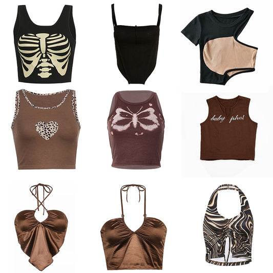 Dámské croptop triko