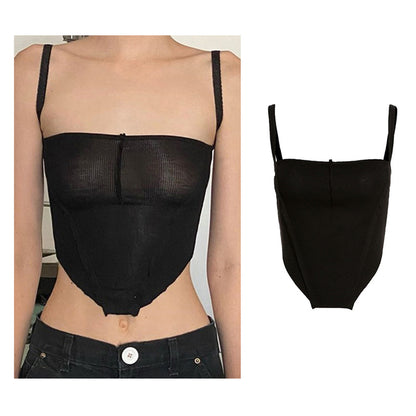 Dámské croptop triko