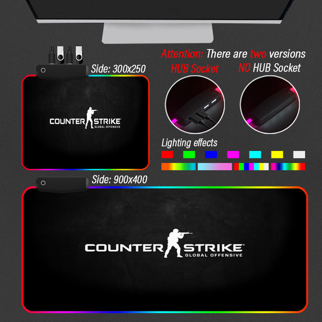 Led podložka pod myš Counter Strike