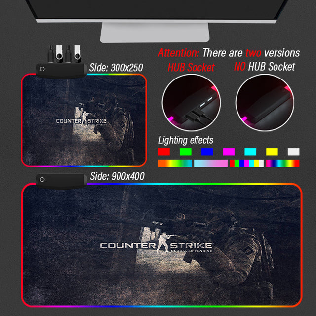 Led podložka pod myš Counter Strike