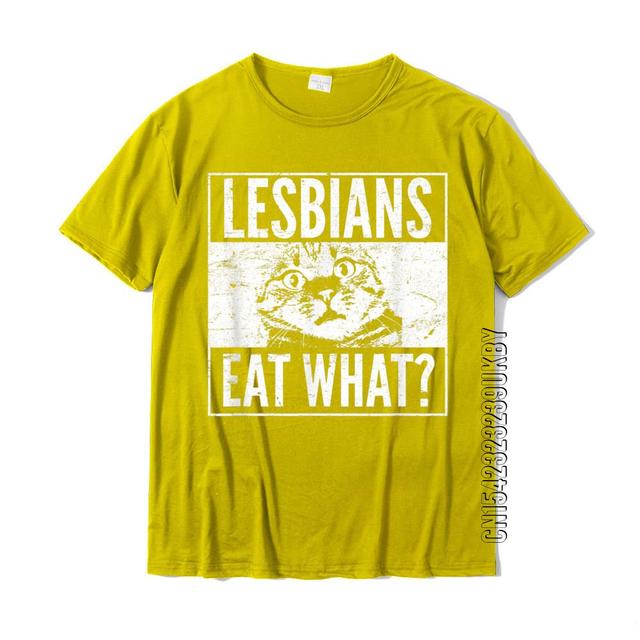 Dámské triko s nápisem Lesbians Eat What