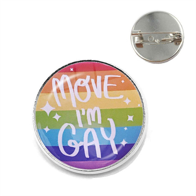Odznak s LGBTQ vzorem