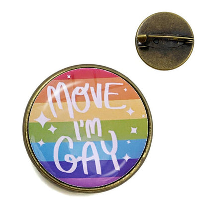 Odznak s LGBTQ vzorem