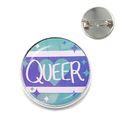Odznak s LGBTQ vzorem
