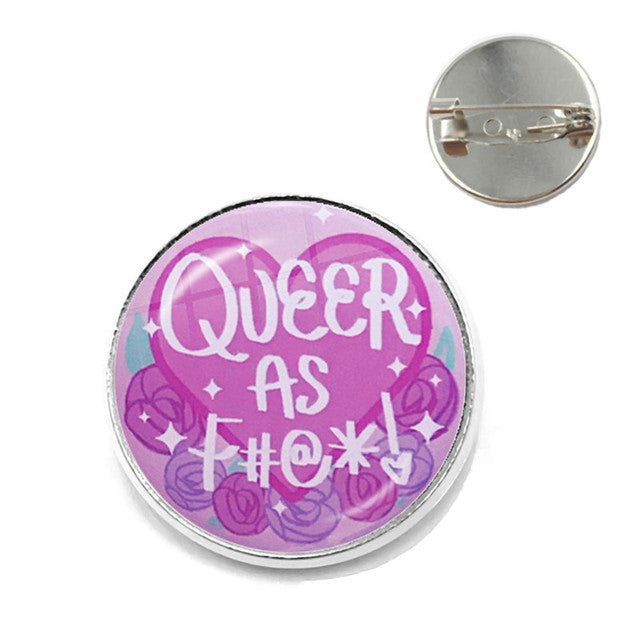 Odznak s LGBTQ vzorem