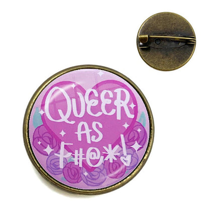 Odznak s LGBTQ vzorem