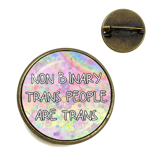 Odznak s LGBTQ vzorem