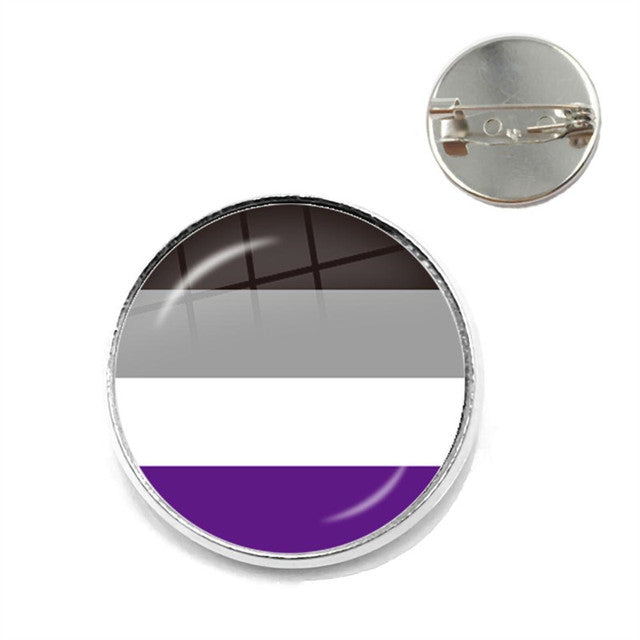 Odznak s LGBTQ vzorem