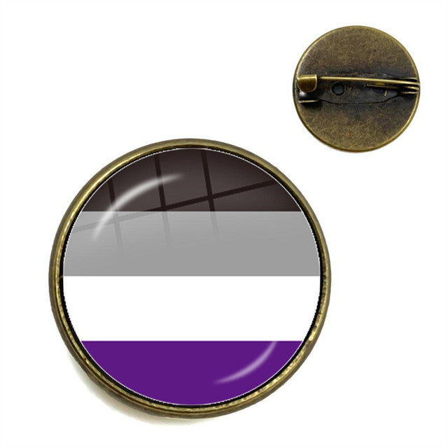 Odznak s LGBTQ vzorem