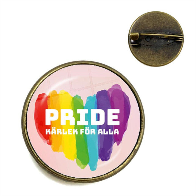 Odznak s LGBTQ vzorem
